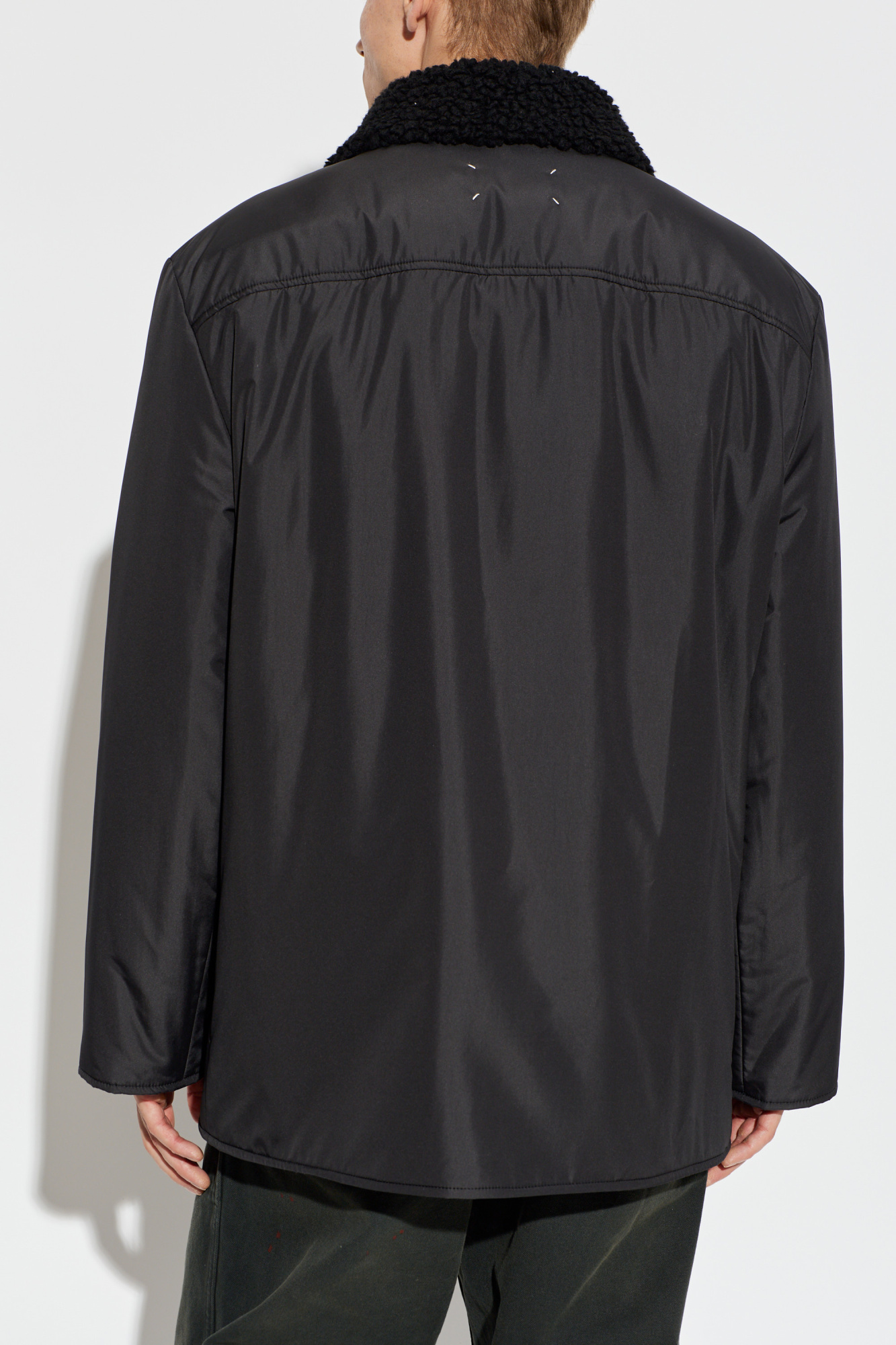 Maison Margiela Jacket with a fur collar | Men's | Vitkac
